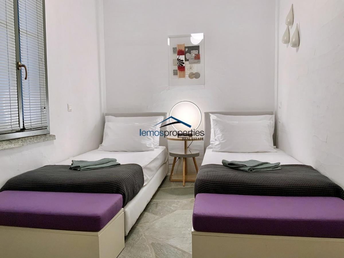 Aqua Blue, Only 100 Meters From The Beach Of Gialiskari Ioulis Esterno foto